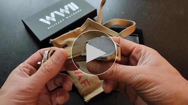WW2 Military Watch – Vintage USAAF Watch, Swiss-Quartz